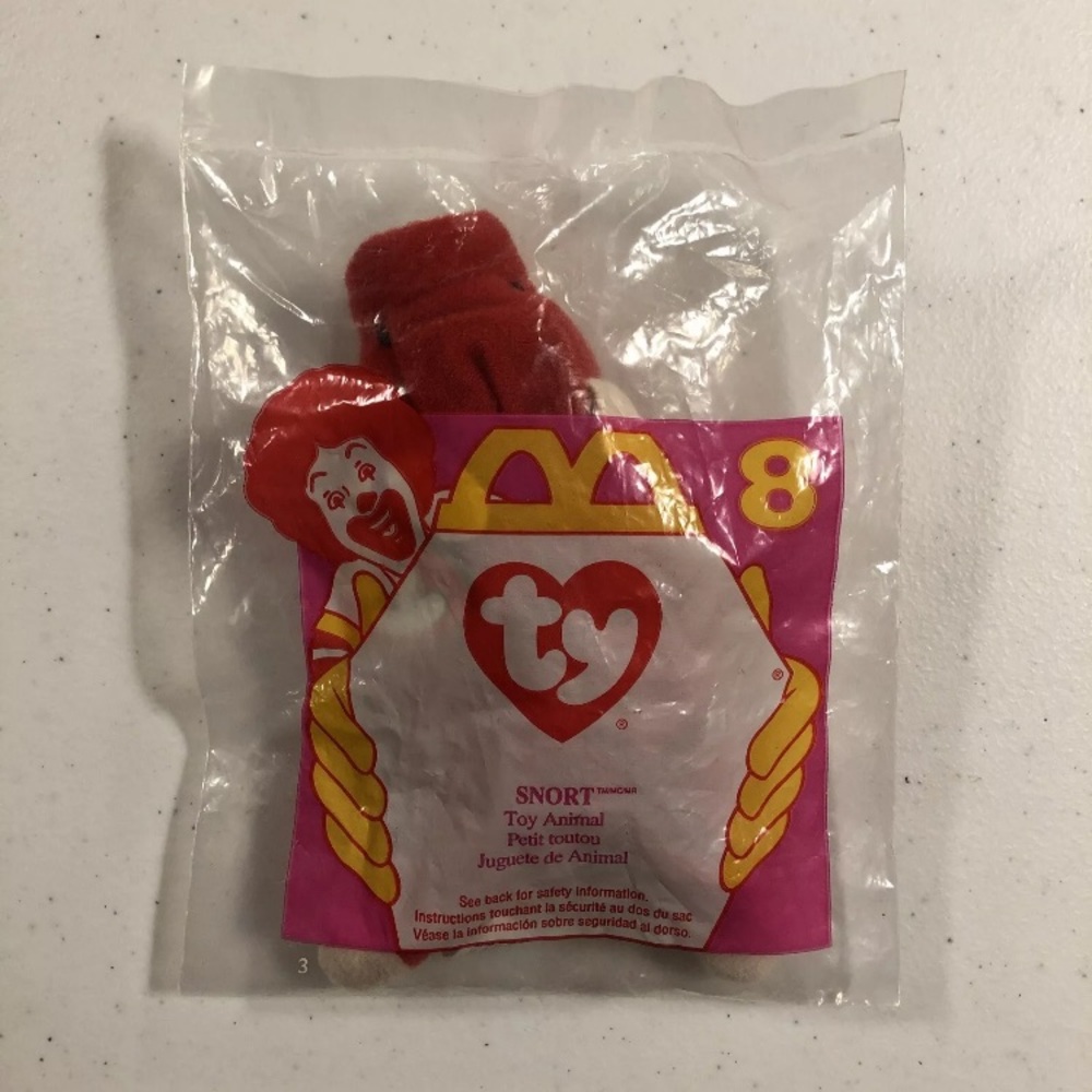 NEW  1996 McDonald’s Happy Meal Toy #8 SNORT Toy Animal